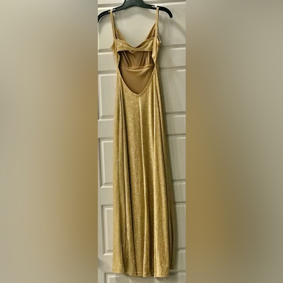 Stunning Golden Sparkling Gown